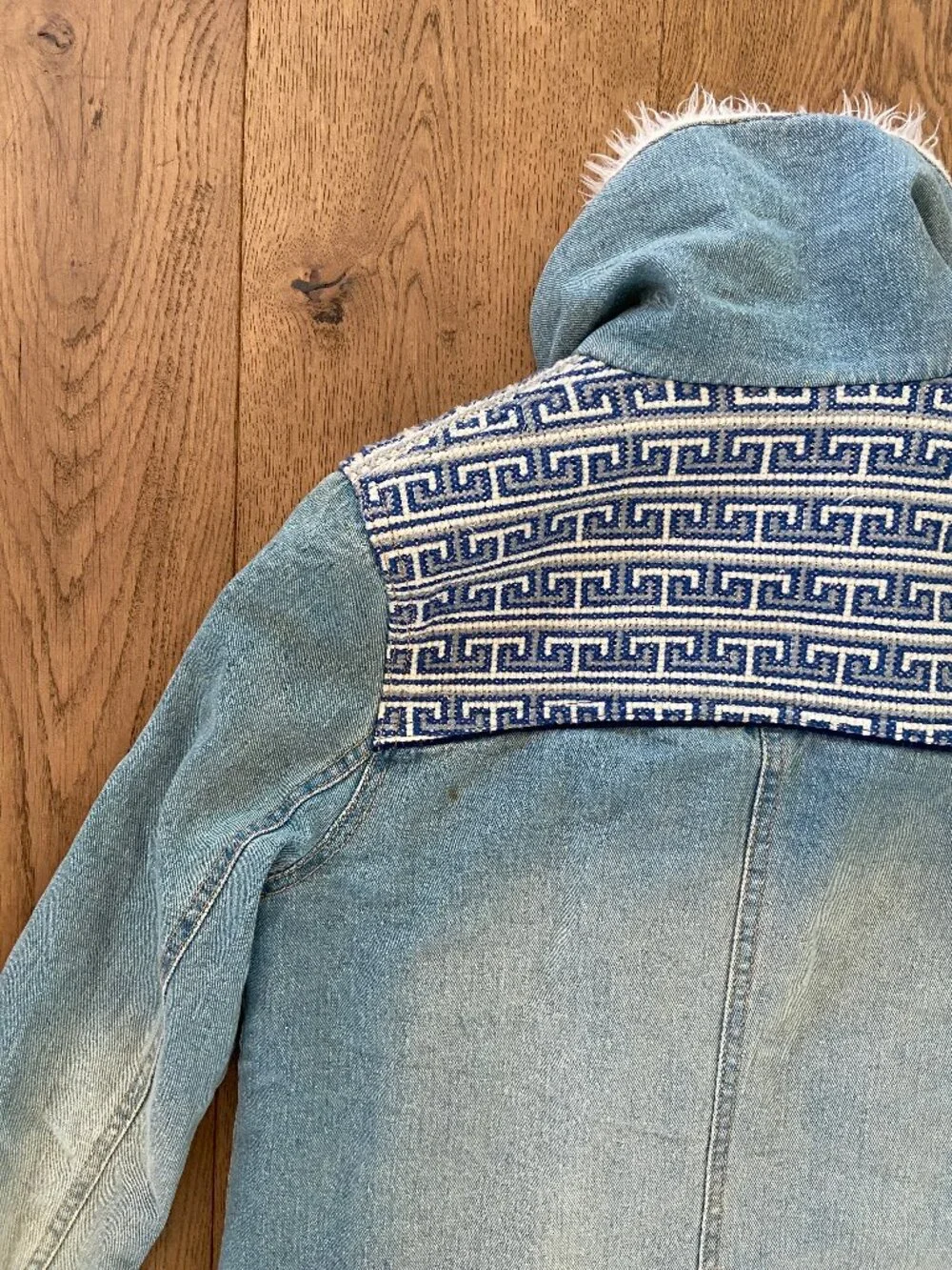 Free People Denim and Sherpa Jacket - Picture 13 of 16
